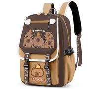 FCXVXCL Capybara Zaino per Bambini, Zainetti per Bambini la Scuola, Zaino Scuola Zainetto Casual Leggero Elementare Borsa Zainos Viaggio Grande Capacità Impermeabile per Viaggi