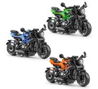 FCXVXCL Modellismo Di Motocicletta Simulazione Motocicletta Fuoristrada In Lega Pressofusa Modello Di Auto Design Realistico Ideale Per Gli Appassionati Motociclettes 3 Pezzi