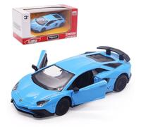FCXVXCL Modello di Auto Lamborghini Veicolo Giocattolo Modello Tuning in Realistico1:36 Collezione Pressofuso in Lega Ideale Per Bambini dai 3 Anni e Collezionisti Blu
