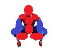 FCXVXCL Spider Balloons, Kids Party Balloons, Spider Foil Balloons, Foil Cartoon Balloons, Theme Foil Balloons for Boys Birthday Party Decorations Kit