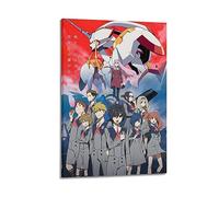 FCYYDS Poster su tela a tema anime Darling In The Franxx, stampa artistica da parete, decorazione per la casa, l'ufficio, 20 x 30 cm, con cornice