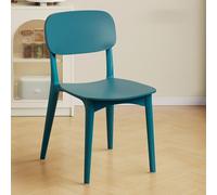 FCZVWPR Comoda Sedia For Computer, Sgabelli Da Cucina Impilabili, Sedia Da Pranzo Moderna, Sgabelli For Sala D'attesa, Amplia L'ampia Superficie Di Seduta(Blue)
