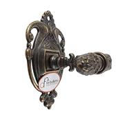 fd-bolletta arredamento e illuminazione Attaccapanni Ottone Invecchiato,appendiabito per Il Bagno,Ganci da Muro,Kit Accessori Attrezzi Bagno wc12 Misure: H11cm,L7cm,sporgenza 8cm