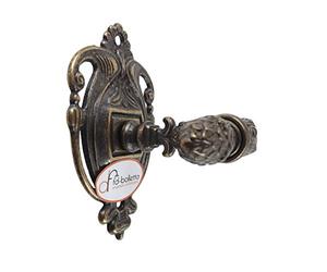 fd-bolletta arredamento e illuminazione Attaccapanni Ottone Invecchiato,appendiabito per Il Bagno,Ganci da Muro,Kit Accessori Attrezzi Bagno wc12 Misure: H11cm,L7cm,sporgenza 8cm