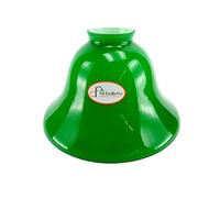 fd-bolletta arredamento e illuminazione Paralume vetro di ricambio per lampada, campana verde vi3 Misure:H 11cm,Ø vetro 19cm,Ø esterno imboccatura 5,4cm