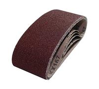 FD-Workstuff Nastri Abrasivi in Tessuto Grana 40 per Levigatrice a Nastro - 10 Pezzi - 75 x 533 mm - Carta Abrasiva Professionale per Levigatura Fine e Universale