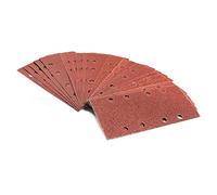 FD-Workstuff - Set di 60 fogli abrasivi, 93 x 190 mm, 10 grana 40/60/80/120/180/240, autoadesivi, per levigatrice orbitale, carta vetrata, fogli abrasivi