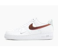 FD0654-100 Scarpe Nike Air Force 1 '07 Bianco Pelle Uomo Sneakers Originali