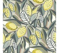 FD26418_Seychelles Blocco Righe Grigio Giallo Mostarda Oliva Fine Decor Parati