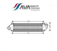 FDA4438 Intercooler (AVA)