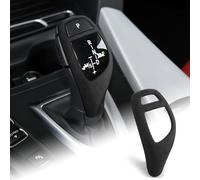 FDAIUN Alcantarn Copertura per pomello del cambio auto per BMW F31 F20 F21 F22 F23 F30 F34 F35 F25 F26 F15 F32 F33 F36 F16 F06 F12 F13 Gear Shift Knob Cover Sticker Head Trim accessori nero