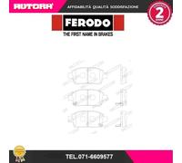 FERODO Kit pastiglie freni Anteriore con segnalatore acustico usura senza accessori FDB1392 Compatibilità con TOYOTA Yaris Hatchback P1 COROLLA ZZE12, NDE12, ZDE12 PRIUS 2 volumi/Coda spiovente NHW20