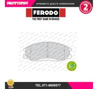 FDB1605 Kit pastiglie freno a disco ant.(MARCA FERODO)