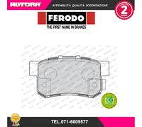 FDB1679 Kit pastiglie freno, Freno a disco posteriore (MARCA FERODO)..