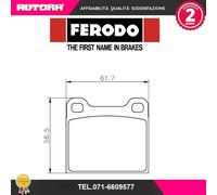 FDB2M Kit pastiglie freno a disco (MARCA-FERODO).