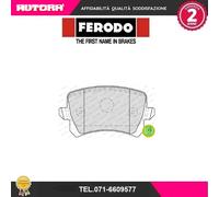 Set di pastiglie freno FERODO FDB4058, posteriore