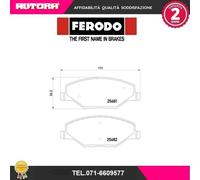 FDB4590 Kit pastiglie freno a disco ant (MARCA-FERODO)