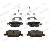 FERODO Kit pastiglie freni Anteriore con segnalatore acustico usura con accessori FDB4688