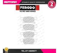FDB4933 Kit pastiglie freno,Freno a disco ant. per Opel Astra K (MARCA FERODO)..