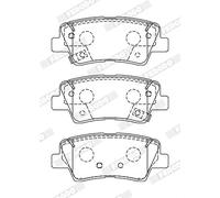 FDB5041 FERODO Kit pastiglie freno, Freno a disco per HYUNDAI,KIA