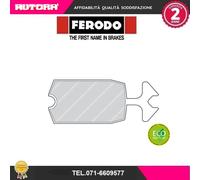 Ferodo Kit pastiglie freno FDB57B anteriore 4 pezzi per Citroën 2 CV Dyane