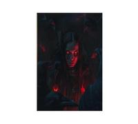 FDBEKPJY Poster su tela, motivo: The CRIMSON VALKYRIE, horror gotico, decorazione per camera da letto, paesaggio, regalo, 50 x 75 cm