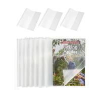 FDCGAS 10 PCS Copertine per quaderni A4 trasparenti,Copertine per quaderno in plastica A4,Copertine Per Quaderno,Copertine Libri Scolastici,Copertina Del Libro Impermeabile,Copertine Per Quaderni