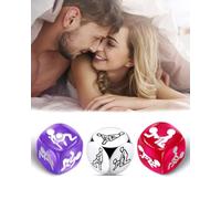 FDCGAS 3 pcs Gioco dei Dadi per Coppie,Posizioni Multiple per Coppie,Giochi per Feste,Regali per regalo per coppie,la Camera da Letto per Coppie,Regali di San Valentino