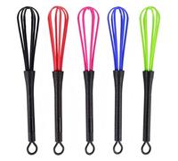 FDCGAS agitatore Parrucchiere Frusta - 5 PCS tinture per Capelli Frusta Mixer agitatore Parrucchiere Strumento Frusta plastica Salone Barbiere Parrucchiere colorante per Capelli Frusta（5 Colori）