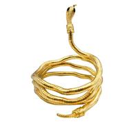 FDCGAS Collana a Serpente, Fascia Medusa con Corona d'Oro, Orecchini e Accessori per Costume da Dea - Flessibile