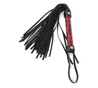 FDCGAS Frustino Equitazione Corto,1PCS Outdoor Sports Portatile Antiscivolo Simil Pelle Frustino Cavallo, per Cavallo Performances, Equestrianism Cavallo Corto,formazione,Frusta in Pelle con Frange