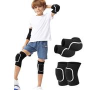 FDCGAS Gomitiere e ginocchiere,2 Paio di Ginocchiere adolescente Elastico Cotone Supporto,ginocchiera sportiva,fascia ginocchio,per Fasciatura Ginocchio adolescente Supporto per la Danza Sportiva