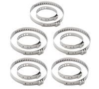 FDCGAS Morsetto per Stivale CV - 10 Pezzi Fascette Stringitubo Inox, Morsetti a Crimpare per Stivale con Giunto Omocinetico Universale Regolabile Kit Grandi/Piccoli Acciaio per Autoveicoli