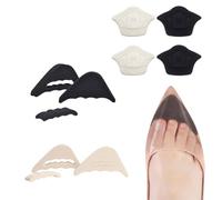 FDCGAS Riempitivi Scarpe Inserti - 8 PCS Cuscinetto Punta Scarpe,Tallone Cuscino, Comfort Inserti di Scarpe Morbido Cuscinetti Poggiapiedi Riutilizzabili Adatta Tallone a Sostegno Scarpe
