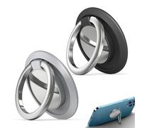 FDCGAS Supporto ad Anello per Telefono - 2 PCS Supporto ad Anello per Telefono Girevole Regolabile a 360°, Supporto per Auto Disponibile, Adatto a Tutti Gli Smartphone