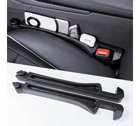 FDCYQW 2 Pezzi Riempitivo Sedili Auto per Audi Q3 Sportback 2019-2022(No Computer Box), Riempimento Sedile Strisce Prova di Perdita Gap Filler Gap Seggiolino Accessori,A/Black