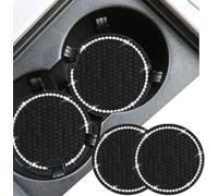 FDCYQW 2 Pezzi Sottobicchieri Auto per Maserati Gran Cabrio GranCabrio Trofeo GranTurismo Trofeo Grecale GT, Tappetino Portabicchieri Rimovibili Sottobicchieri Accessori Interni Auto