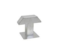 FDD - Passacavo piatto in alluminio per cavi, tubi, cavi per condizionatori d'aria, pompe di calore/ventilazione/PV/solare, dimensioni: sezione trasversale 200 x 200