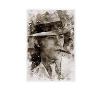 FDEAA Alain Delon - 2 poster su tela, decorazione per camera da letto, ufficio, camera da letto, regalo, 30 x 45 cm