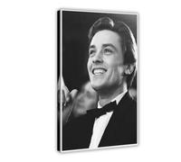 FDEAA Alain Delon - 3 poster su tela, decorazione artistica da parete per soggiorno, camera da letto, 20 x 30 cm