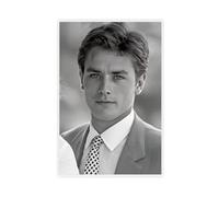 FDEAA Alain Delon - Poster su tela, 5, decorazione per camera da letto, ufficio, camera da letto, regalo, 20 x 30 cm