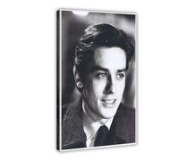 FDEAA Poster su tela di Alain Delon, decorazione per camera da letto, ufficio, camera da letto, regalo, 60 x 90 cm
