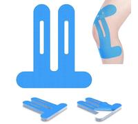 FDEETY 10 Pezzi Nastro Fasciature Sportive Kinesiology Tape Nastro Per Muscoli Tape Crossfit Benda Elastica Autoadesiva Nastro Sportivo Cerotti Taping Kinesiologico(Blu)