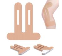 FDEETY 10 Pezzi Nastro Fasciature Sportive Kinesiology Tape Nastro Per Muscoli Tape Crossfit Benda Elastica Autoadesiva Nastro Sportivo Cerotti Taping Kinesiologico(Beige)