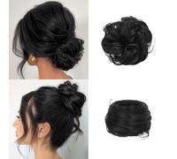 FDEETY 2 Pezzi Chignon Capelli Finti Elastico Messy Bun Updo Extension Crocchia Acconciatura Voluminosa Naturale