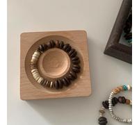 FDEETY Bracciale Donna Amicizia - Elegante Bracciale Rigido in Legno Naturale - Gioielli Donna Perfetti per Ogni Occasione