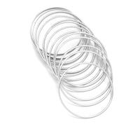 FDEETY Bracciale Donna Argento Set 12 Pezzi Bracciale Elegante e Moderno per Ogni Occasione Accessorio Moda per Donna Regalo Perfetto per Compleanno e Anniversario