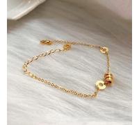 FDEETY Bracciale Donna Elegante in Oro con Design Moderno e Dettagli Brillanti Perfetto per Occasioni Speciali e Uso Quotidiano