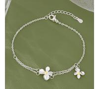 FDEETY Bracciale Donna Fiore in Argento 925 Elegante e Delicato per Ogni Occasione Bracciale Pandora Donna