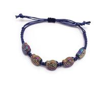 FDEETY Bracciale Donna Intrecciato con Perline Arcobaleno Accessorio Elegante per Ogni Occasione Regalo Donna Compleanno